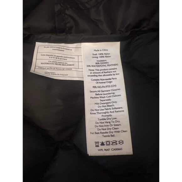 Women's Eddie Bauer down jacket Black Size Small - Picture 7 of 12